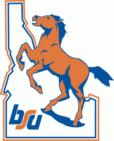 Boise State Broncos 1974-2001 Primary Logo heat sticker